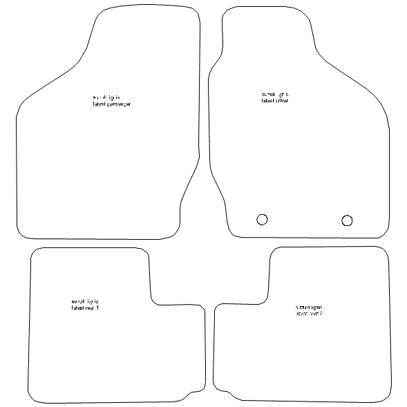 To fit Suzuki Ignis I Car Mats 2000 - 2003 & Heel Pad (B) - Picture 5 of 16